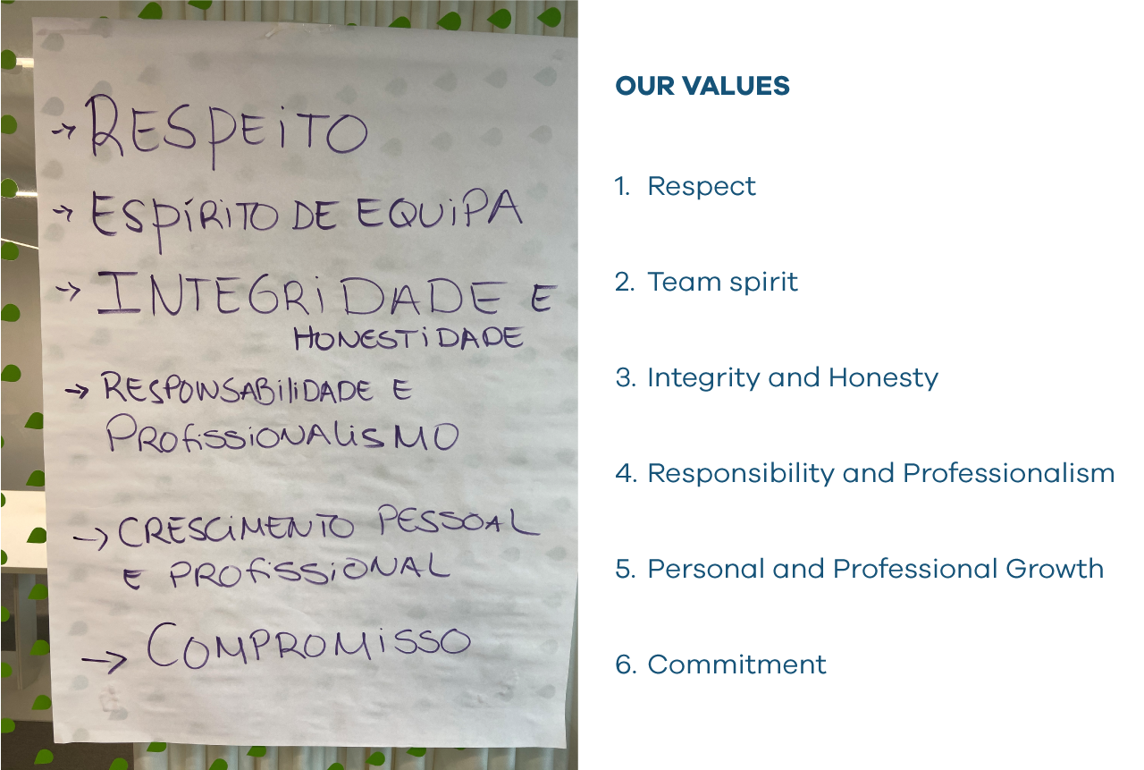 Company Culture: what drives us - Our values