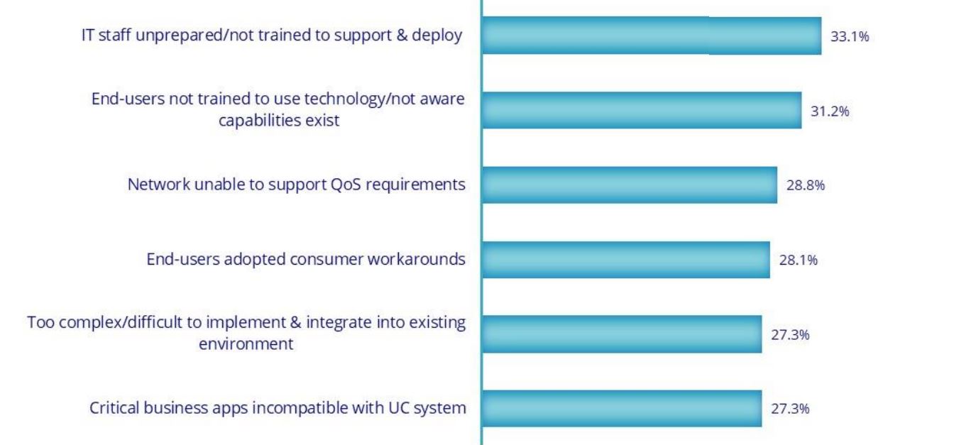 MAIN OBSTACLES TO BUSINESS APP USAGE 