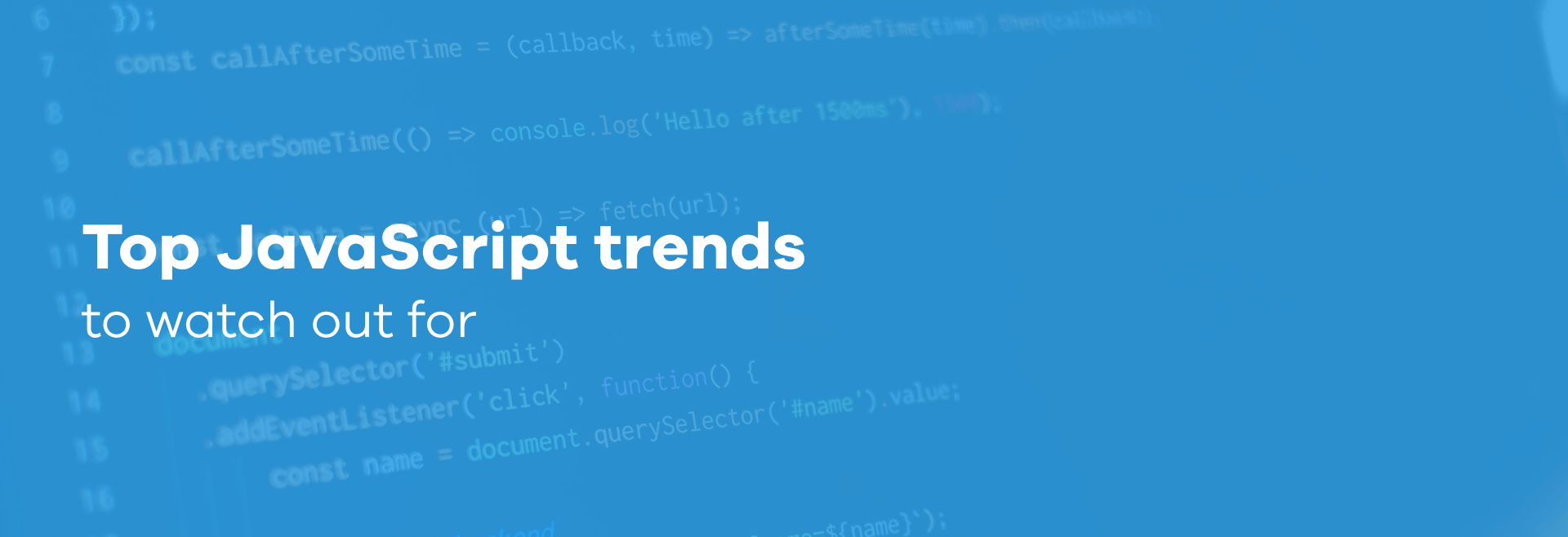 JavaScript Trends 2023